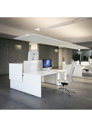 Quaranta 5 - Electrical height-adjustable double desk   