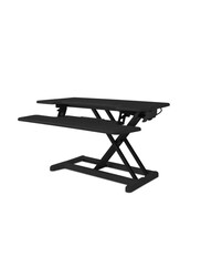 Adjustable sit/stand desk riser