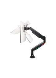 One-Touch adjustable height single monitor arm