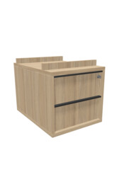 Fixed drawer unit